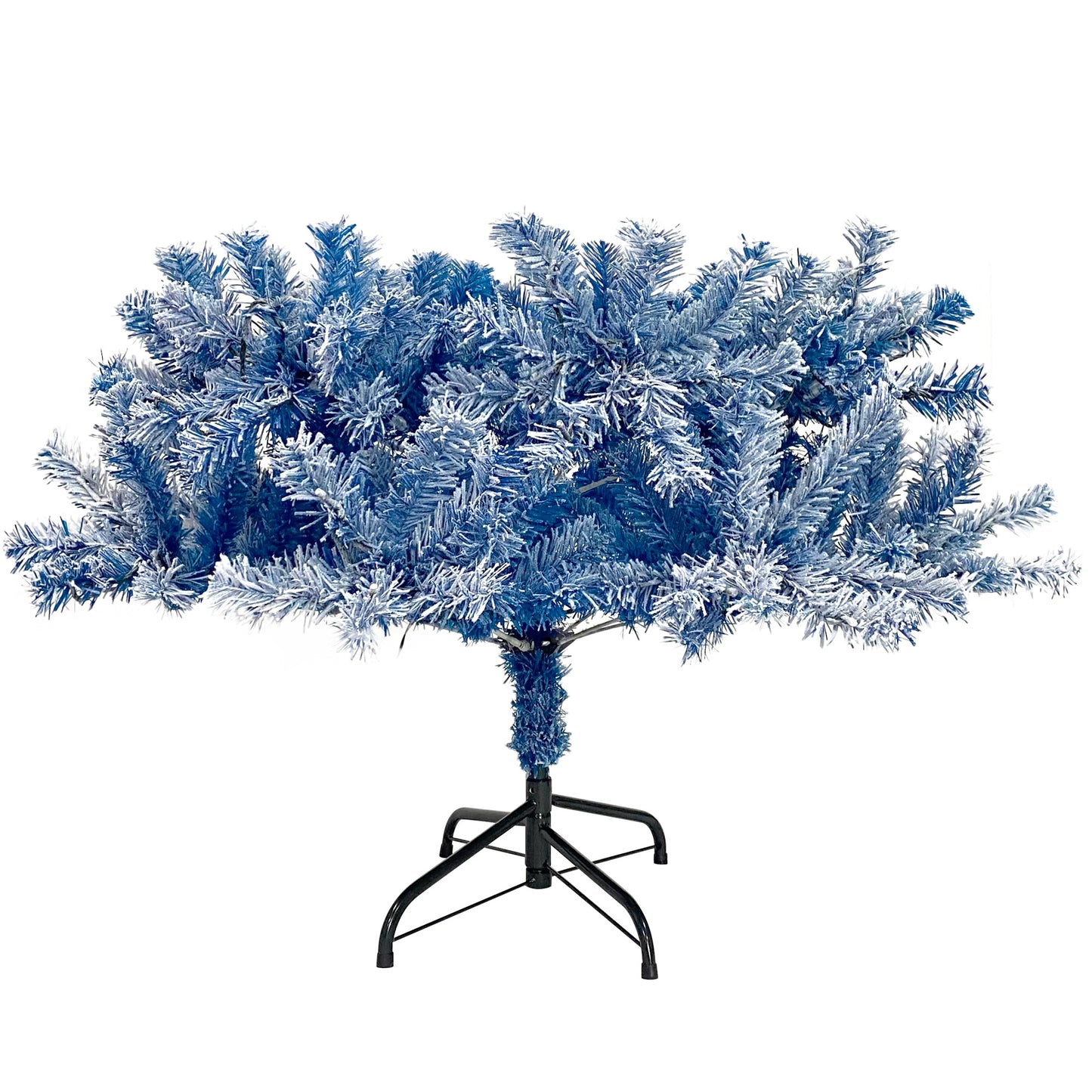 kerstboom met verlichting en sneeuw 183 cm