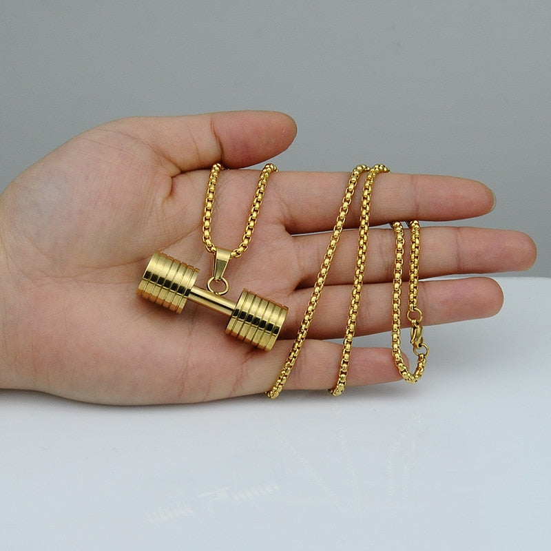 gouden ketting met halter