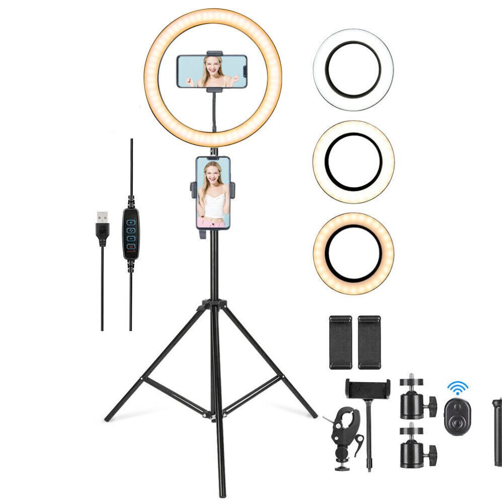LED ring with tripod complete starter set