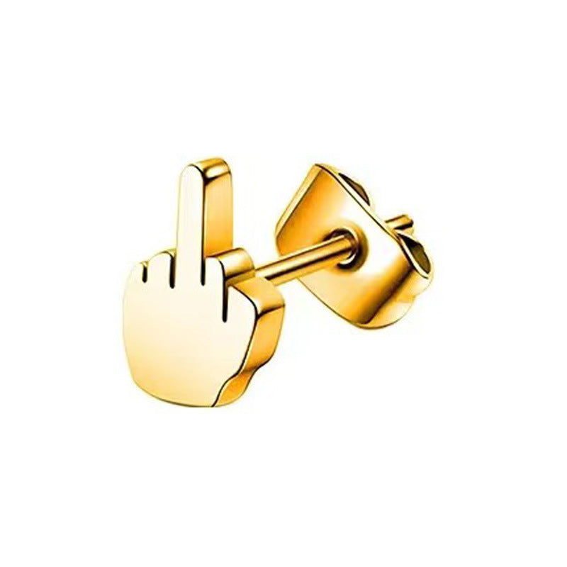 Mittelfinger-Ohrringe