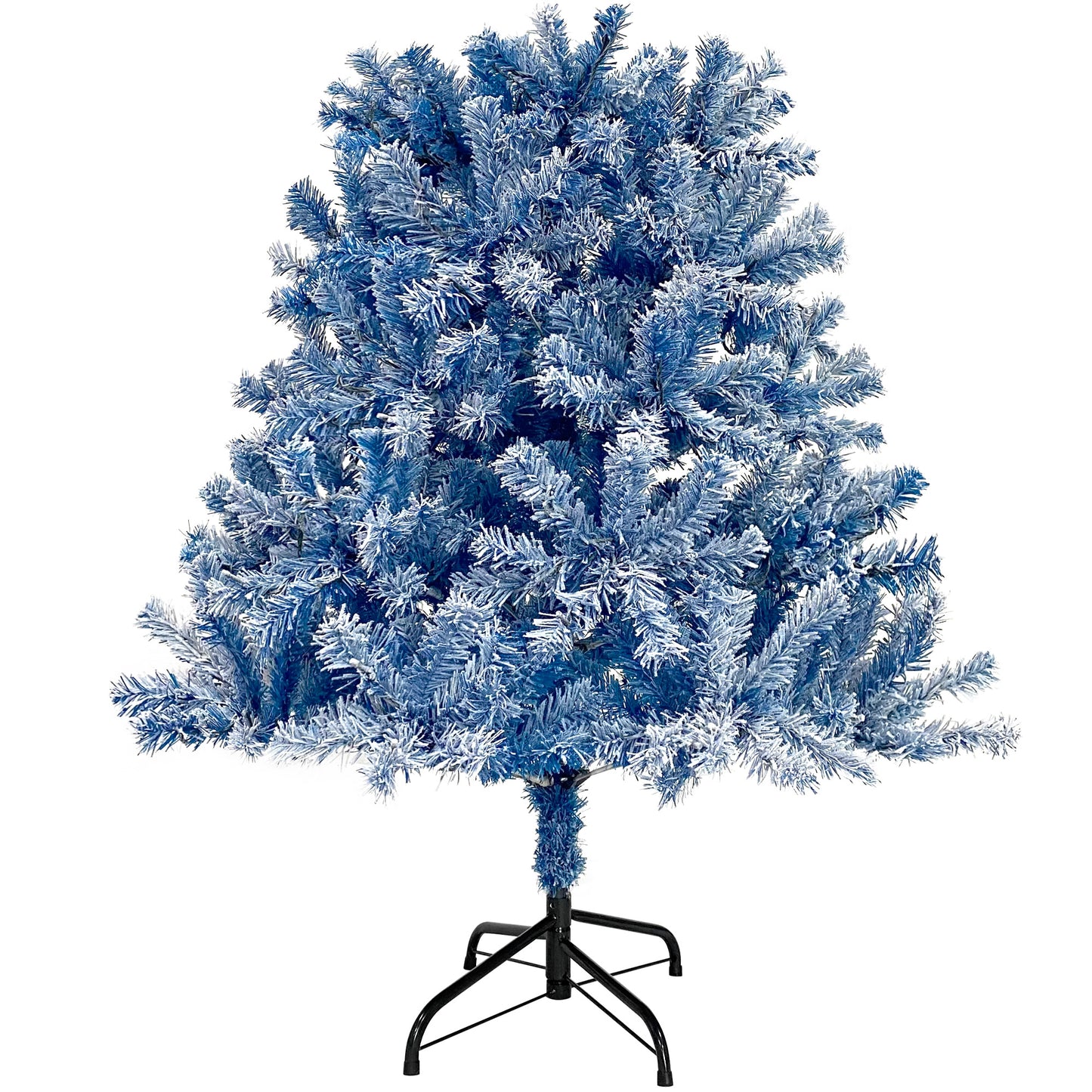kerstboom met verlichting en sneeuw 183 cm