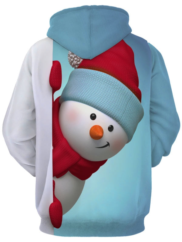 Weihnachtskapuzenpullover Schneemann