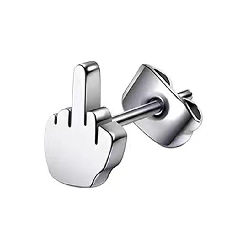 Mittelfinger-Ohrringe