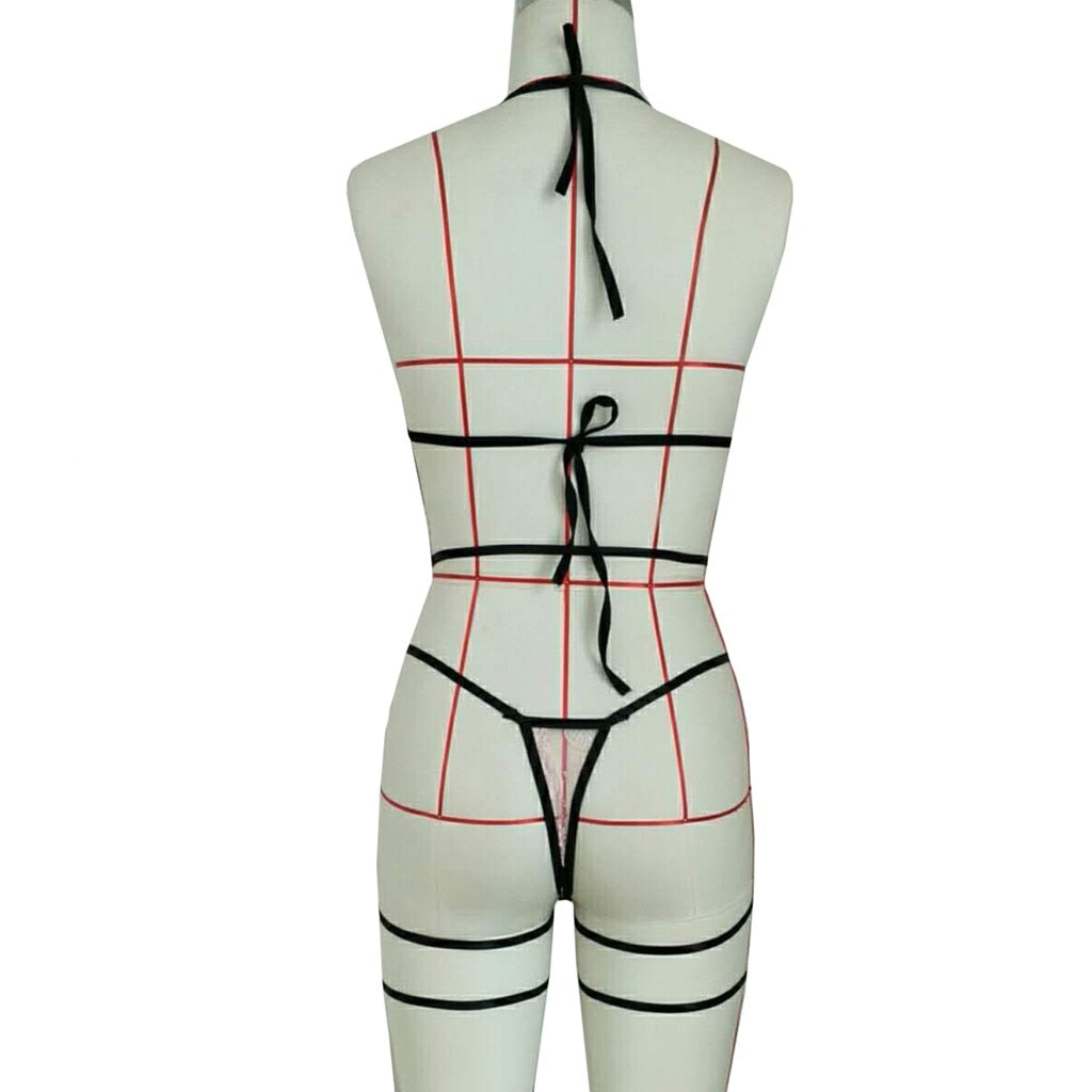 lingerie met kant en band