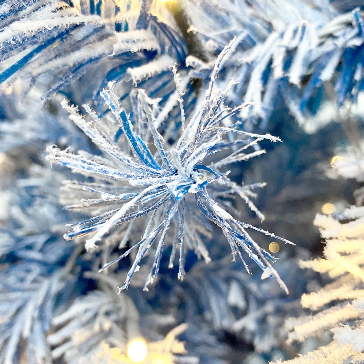 kerstboom met verlichting en sneeuw 183 cm