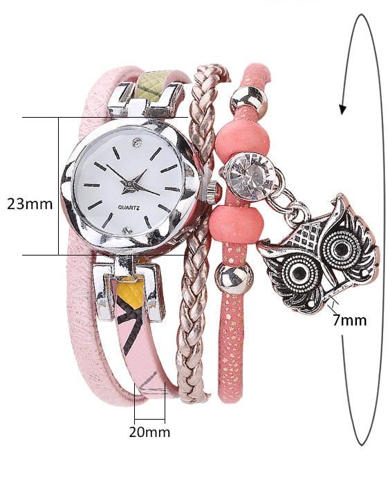 horloge set inc 3 armbandjes