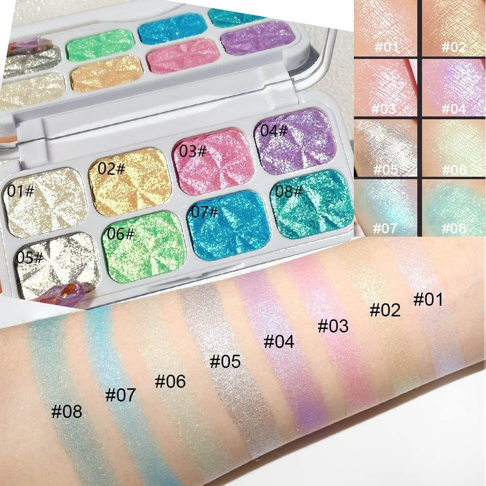 8 colors eyeshadow matte