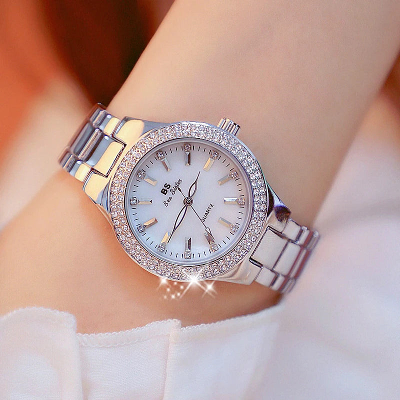 kristal diamant horloge