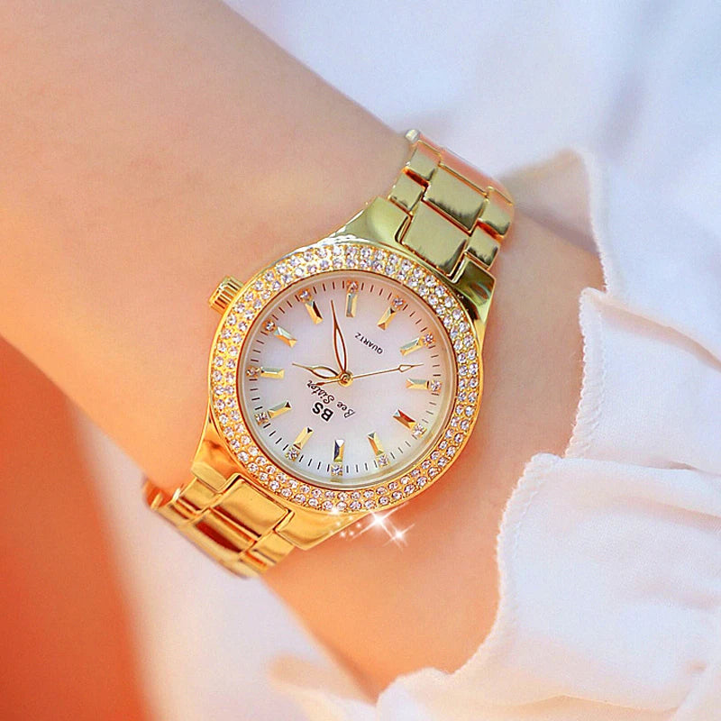 kristal diamant horloge