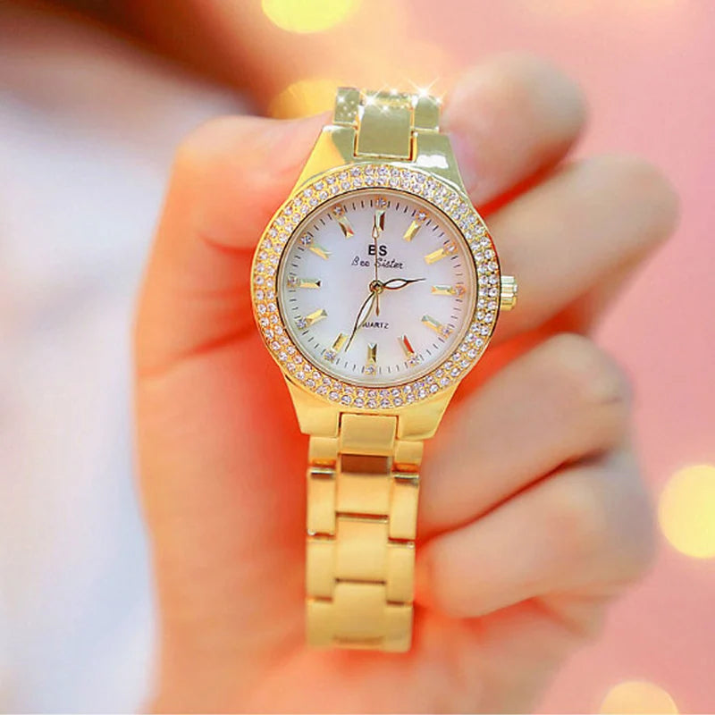 kristal diamant horloge