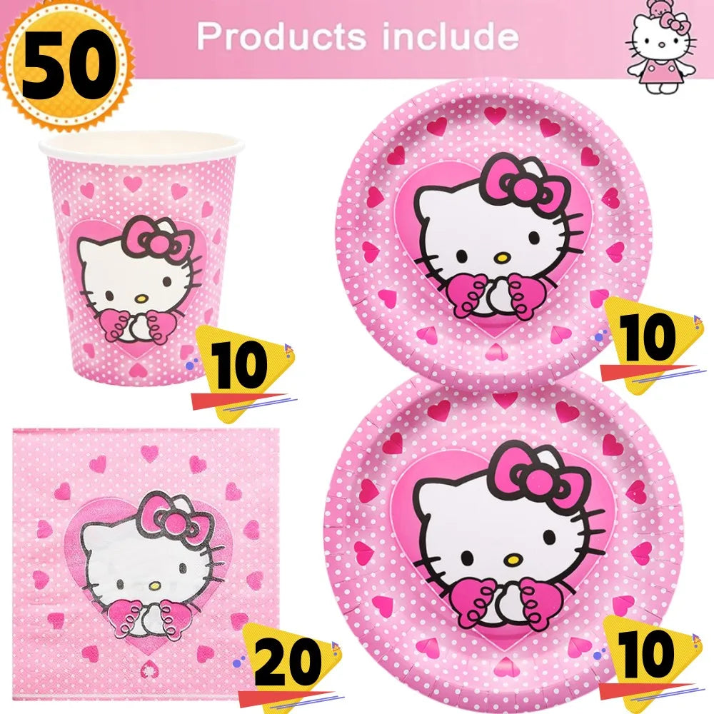 Hello Kitty verjaardag accessoires