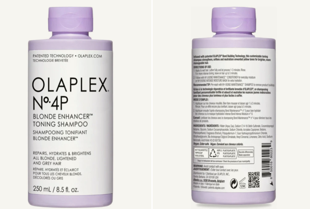 No. 4P Blonde Enhancer Toning Shampoo 250ML