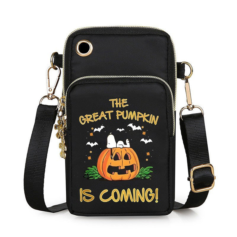 pumpkin shoulder bag