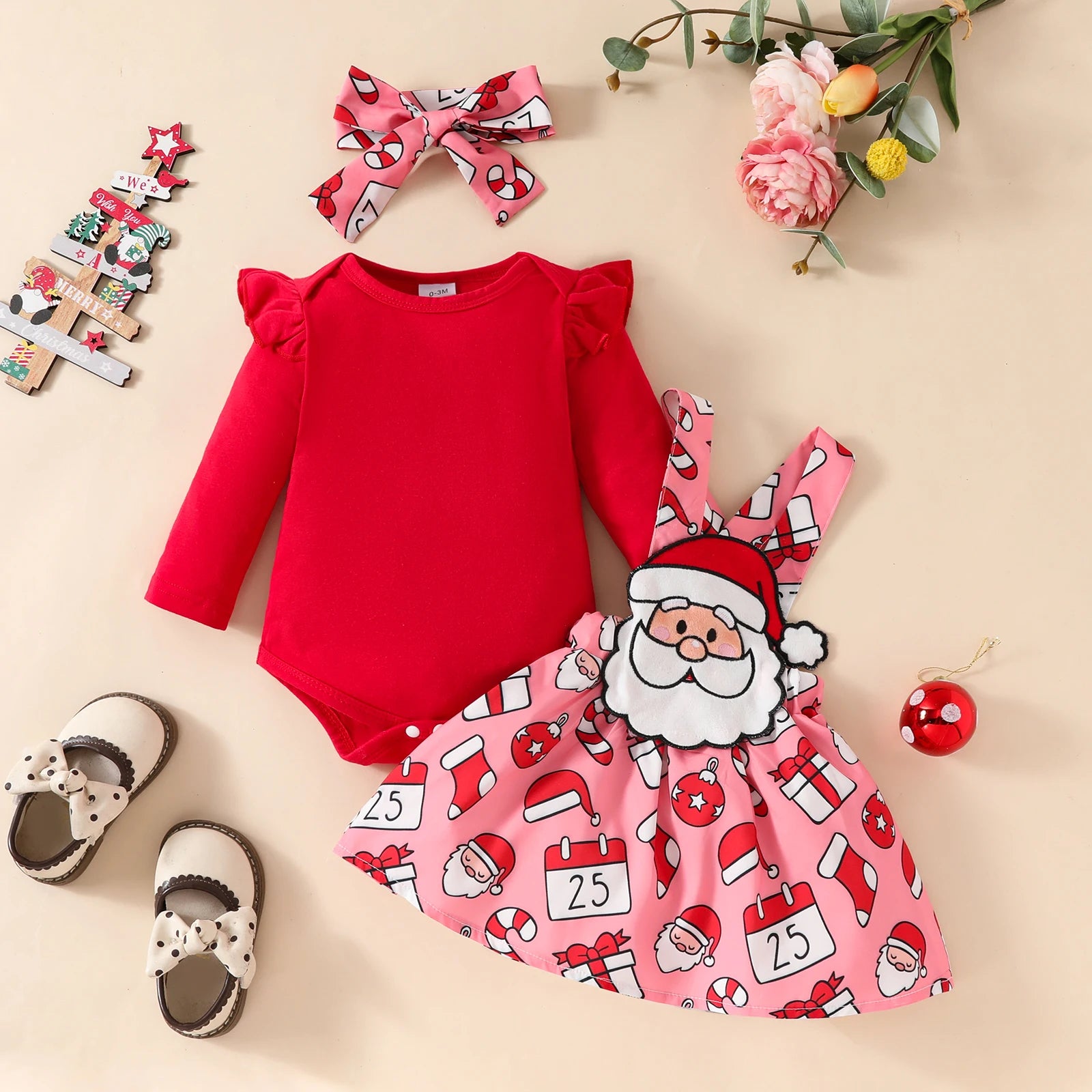 baby christmas suit 