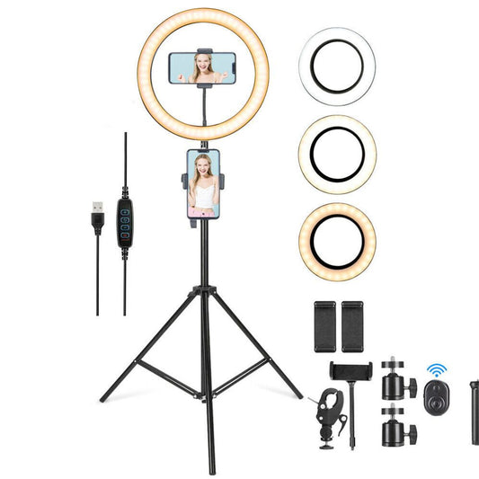 LED ring with tripod complete starter set