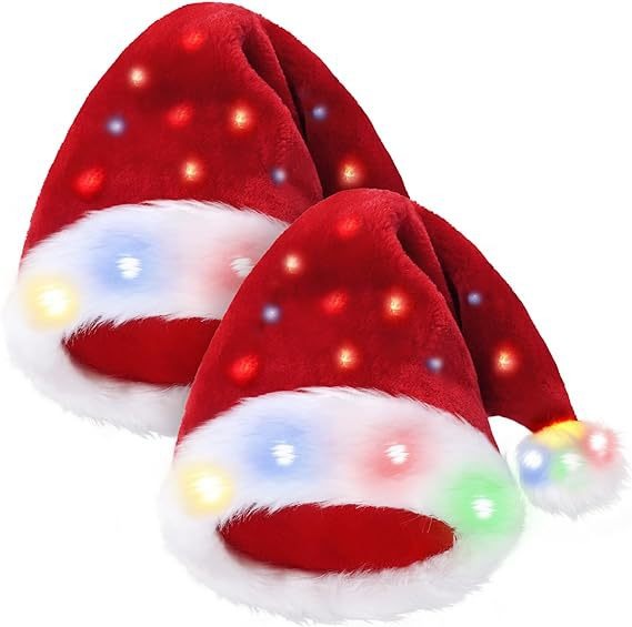 LED Santa hat