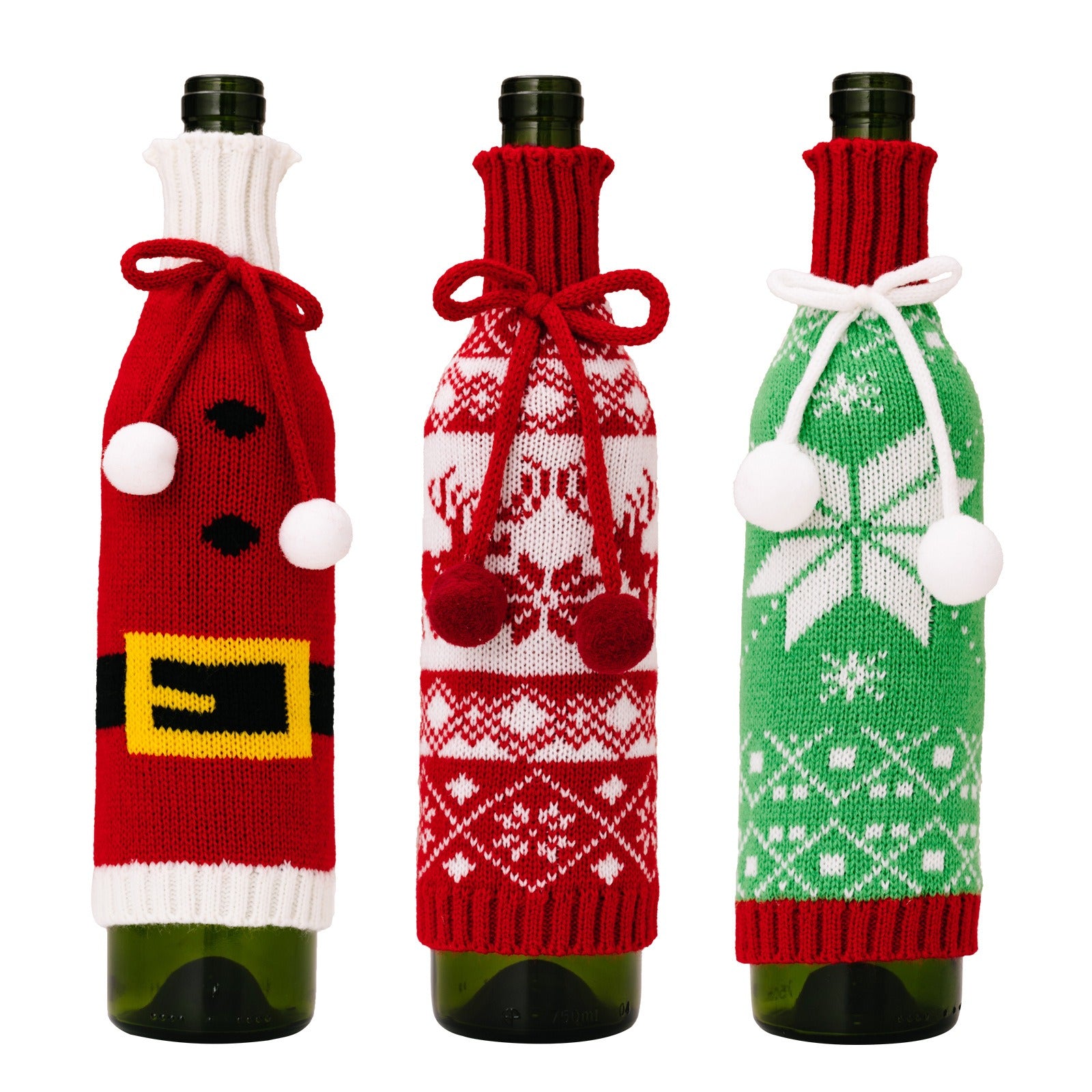 christmas wine bottle decoration