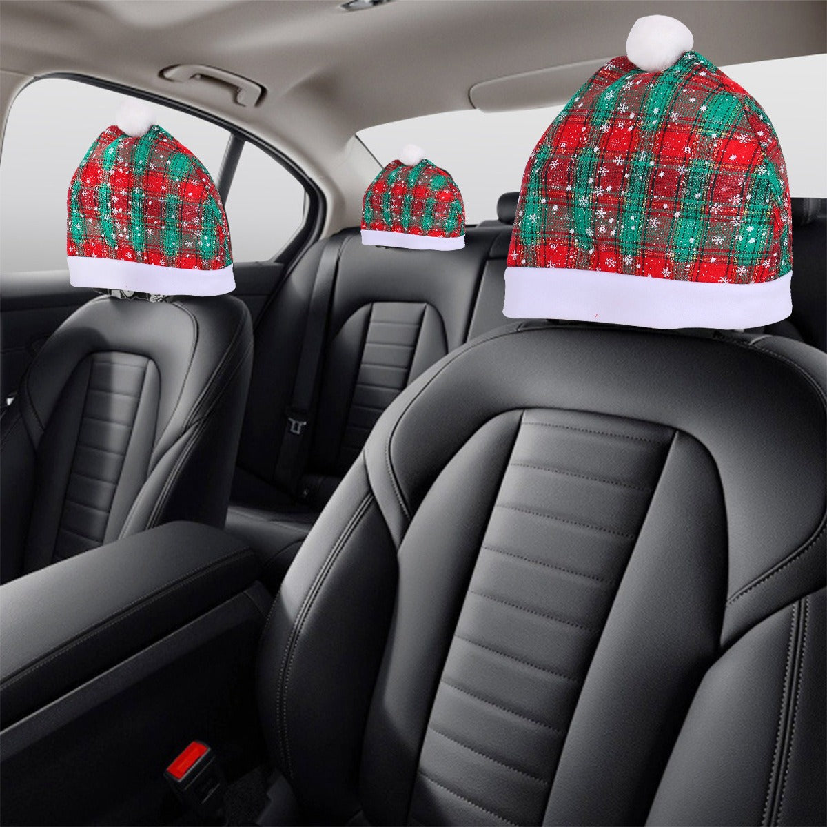 Christmas headrest covers for the car