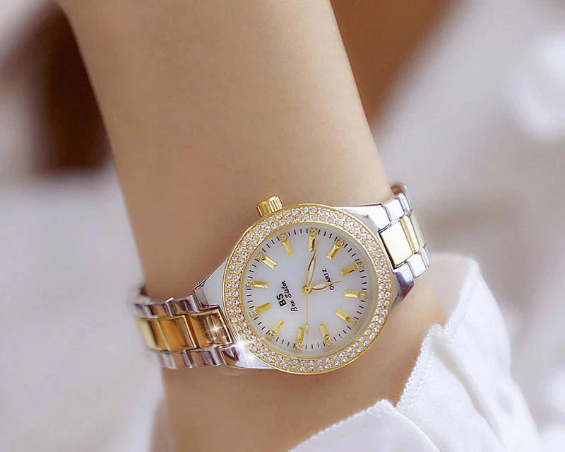 crystal diamond watch 