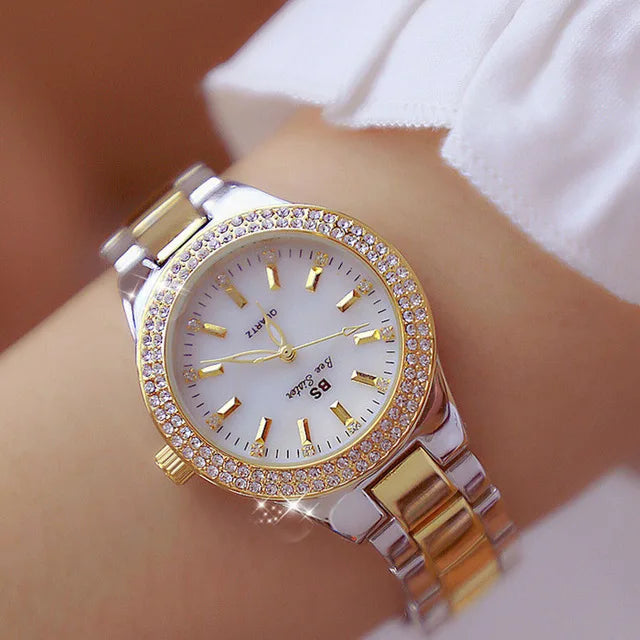 crystal diamond watch 