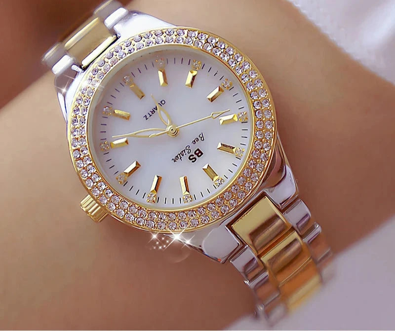 crystal diamond watch 