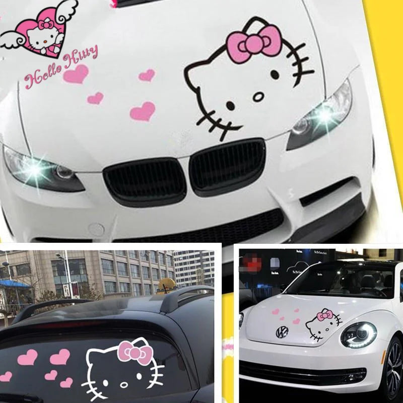 hello kitty car sticker