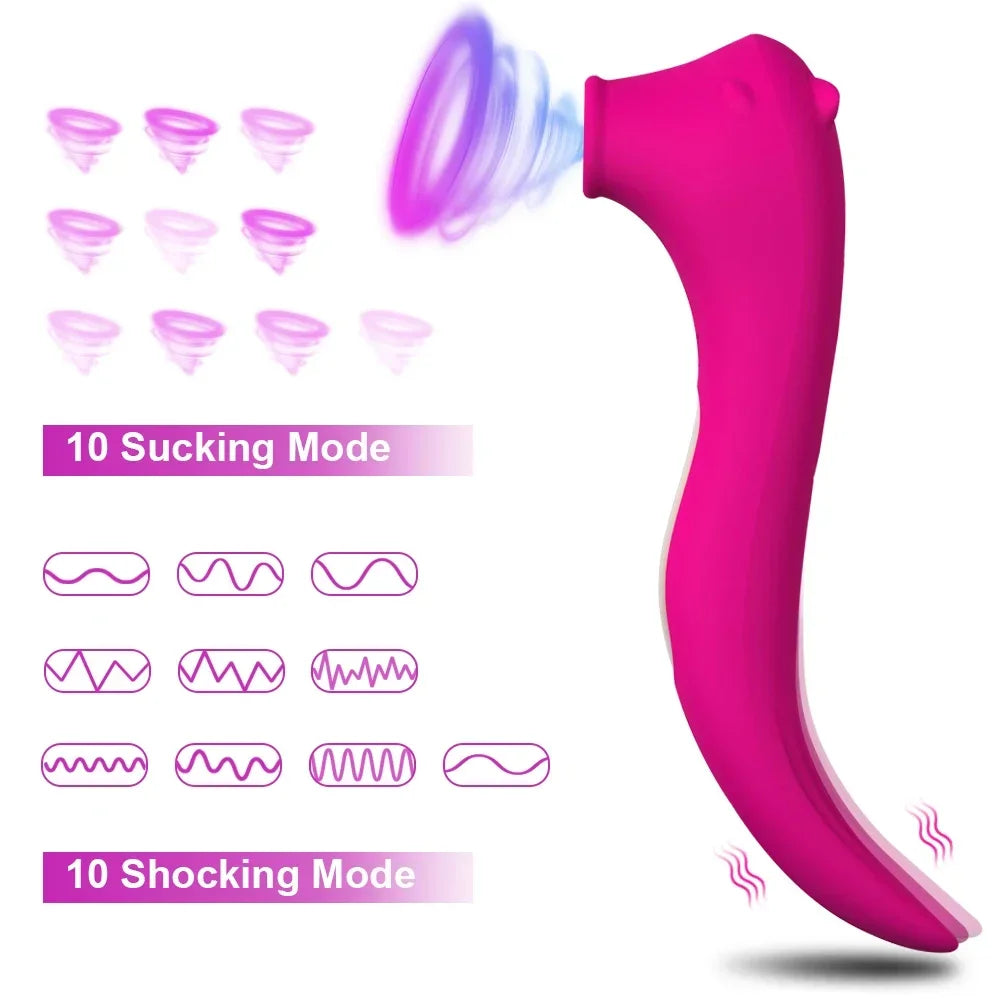 Powerful Sucker Clitoris Vibrator Female Clit Nipple