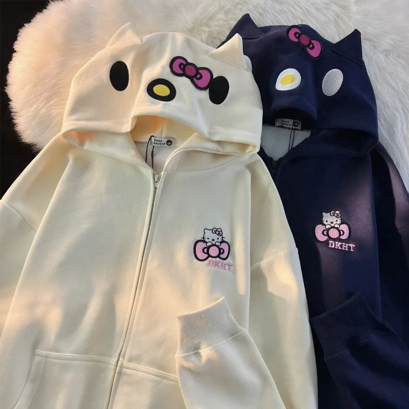 hello kitty hooded vest