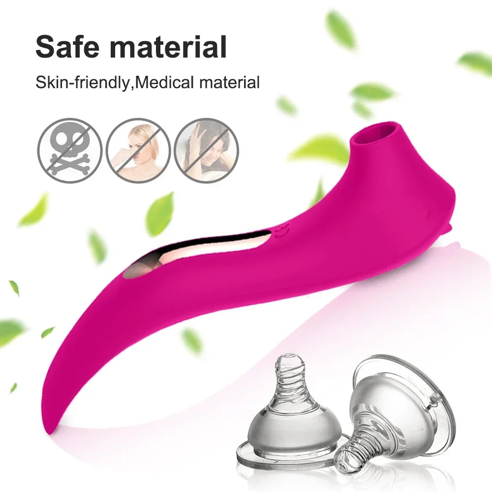 Powerful Sucker Clitoris Vibrator Female Clit Nipple