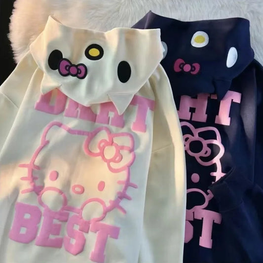 hello kitty hooded vest