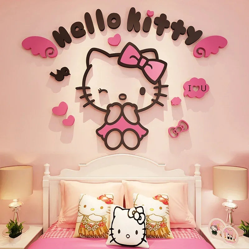 hello kitty 3D wall sticker