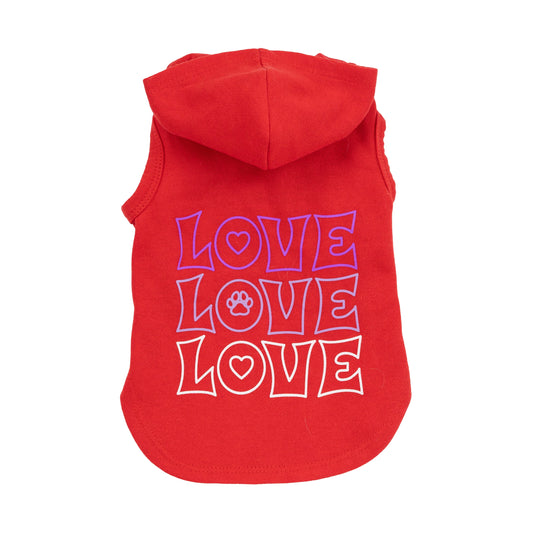 Valentine's Dag Love dieren Hoodie,