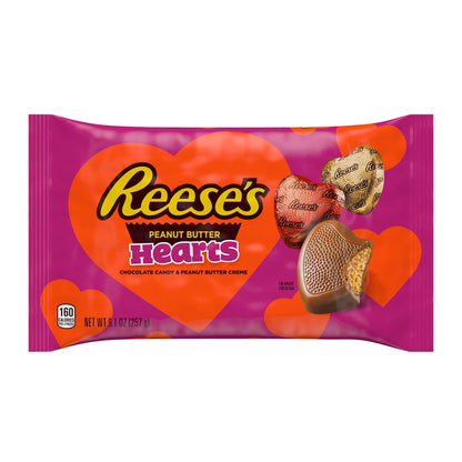 Reese's Chocolate Peanut Butter Creme Hearts Valentine's Candy, Bag