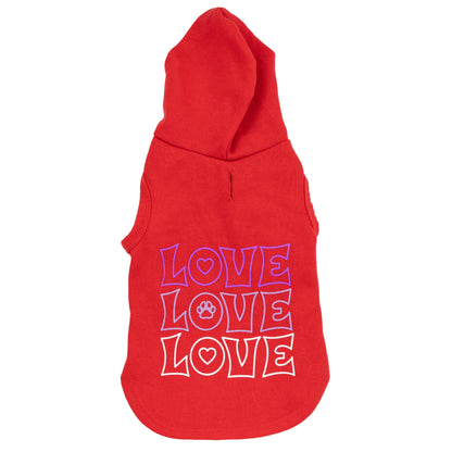 Valentine's Dag Love dieren Hoodie,